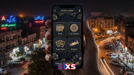 Main screen of Sixs app page for PK players