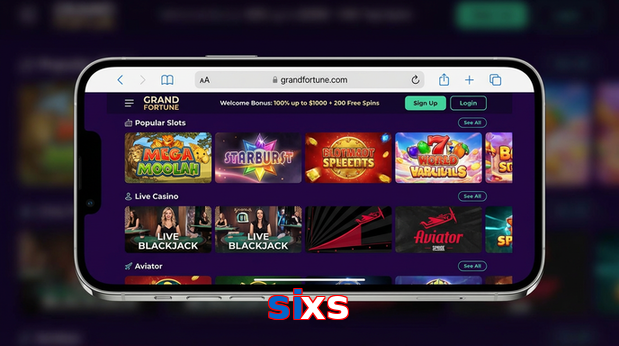 Main screen of Sixs ios page for PK players